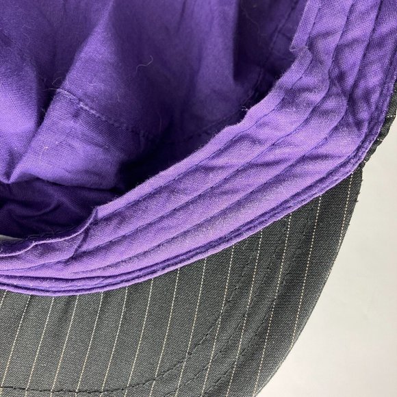 Disney Nightmare Before Christmas Zipper Pocket Black Pinstripe Jack Hat - Picture 10 of 12